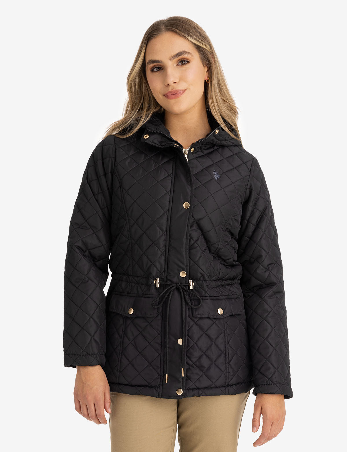 Quilted Hooded Winter Coat – Cozy & Warm Outerwear