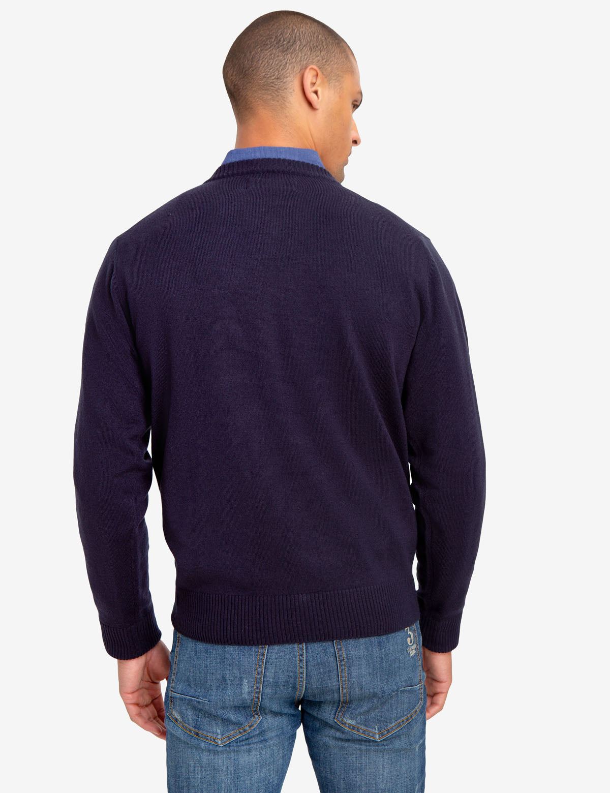 Diamond Pattern Crew Neck Sweater for Men & Women