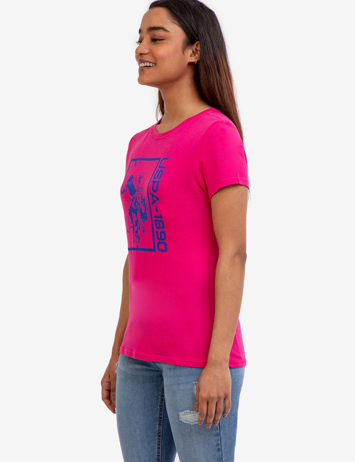 Graphic Print Crew Neck T-Shirt - Signature Design