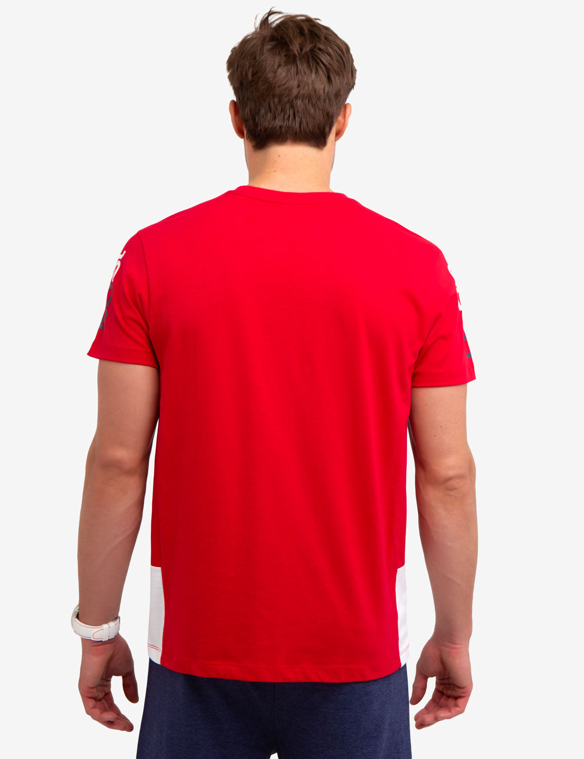 U.S. Polo Assn. Cotton Crew Neck T-Shirt with Logo Patch