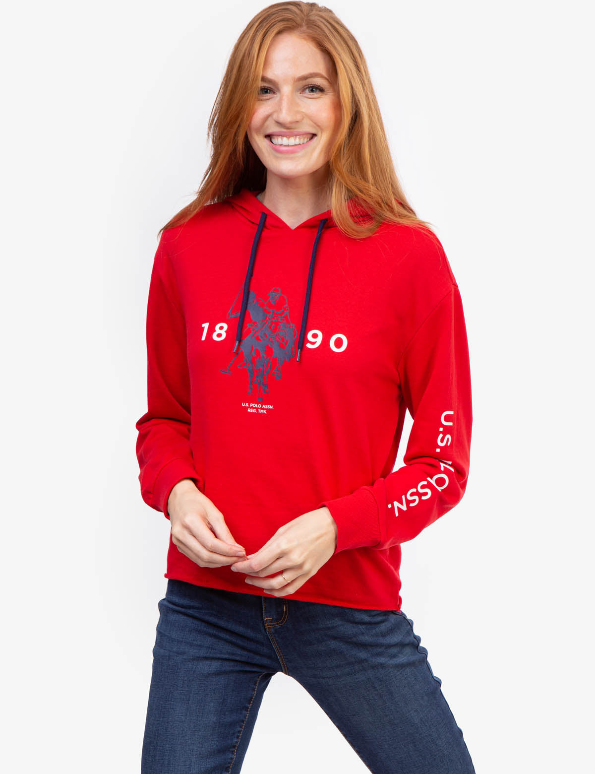 Cropped 1890 Logo Hoodie - Stylish Streetwear Pullover