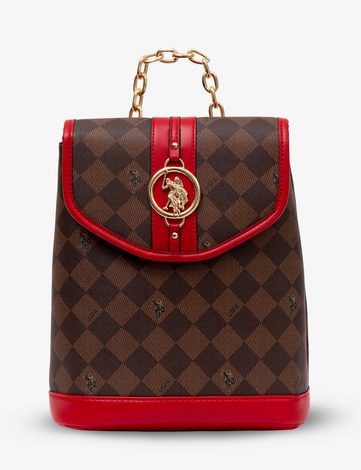 Diamond Medallion Designer Backpack for Women & Men