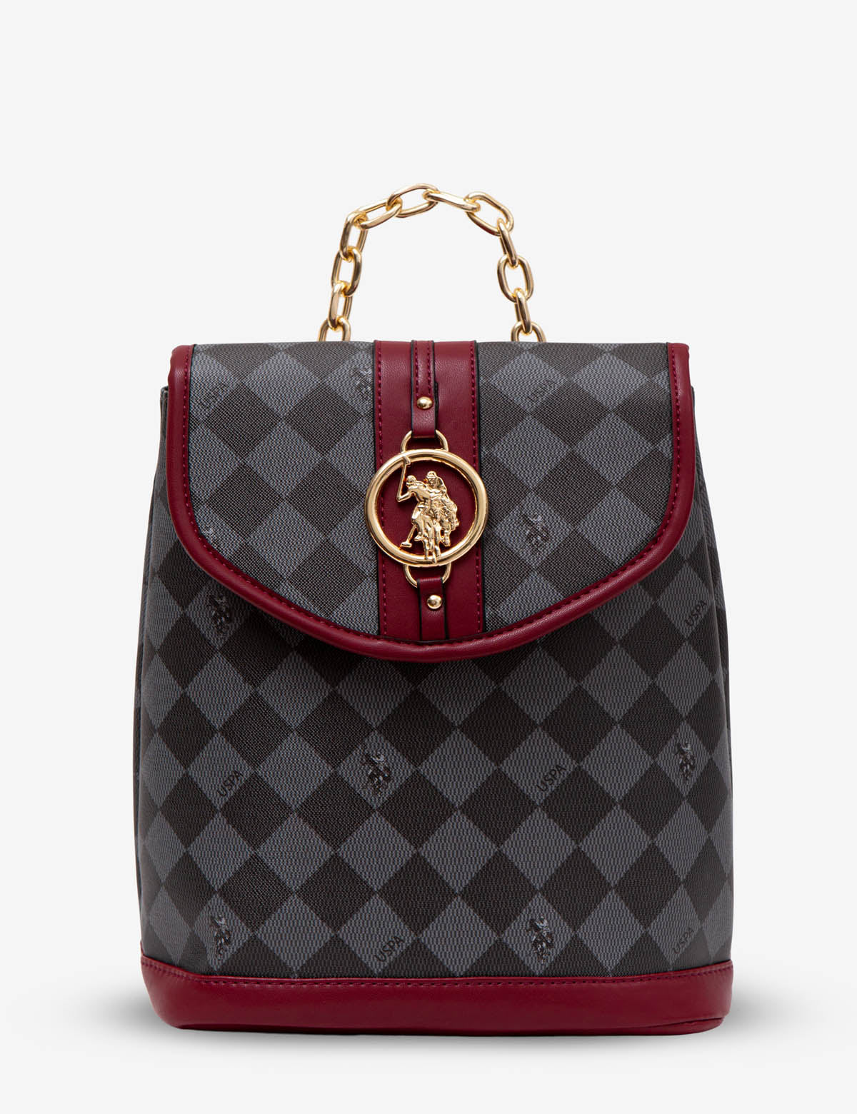 Diamond Medallion Designer Backpack for Women & Men