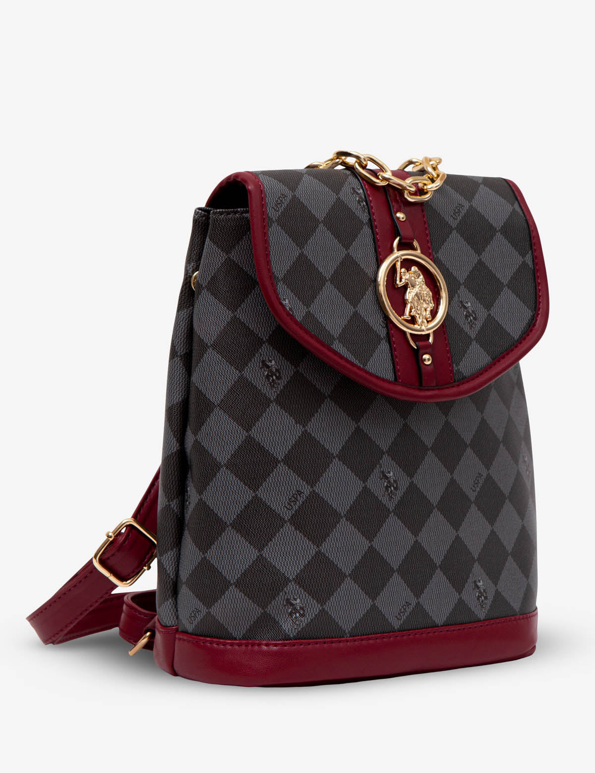 Diamond Medallion Designer Backpack for Women & Men