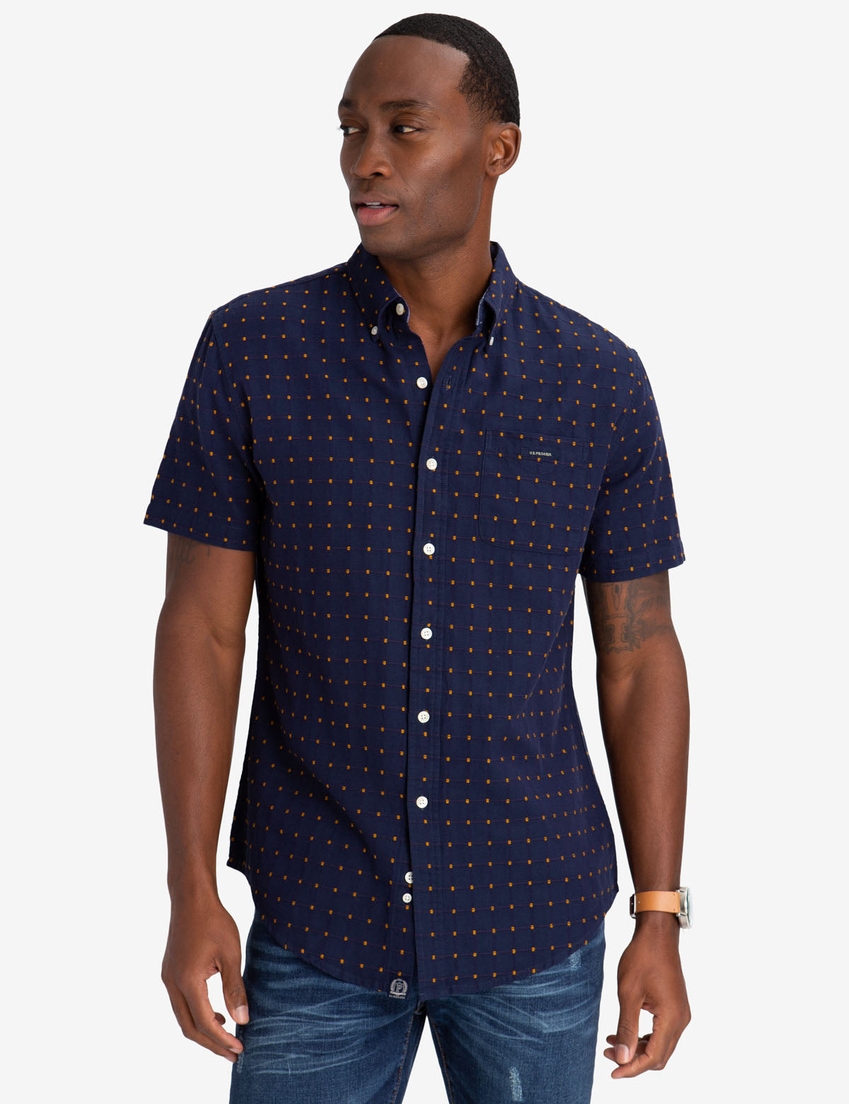 U.S. Polo Assn. Cotton Dobby Shirt