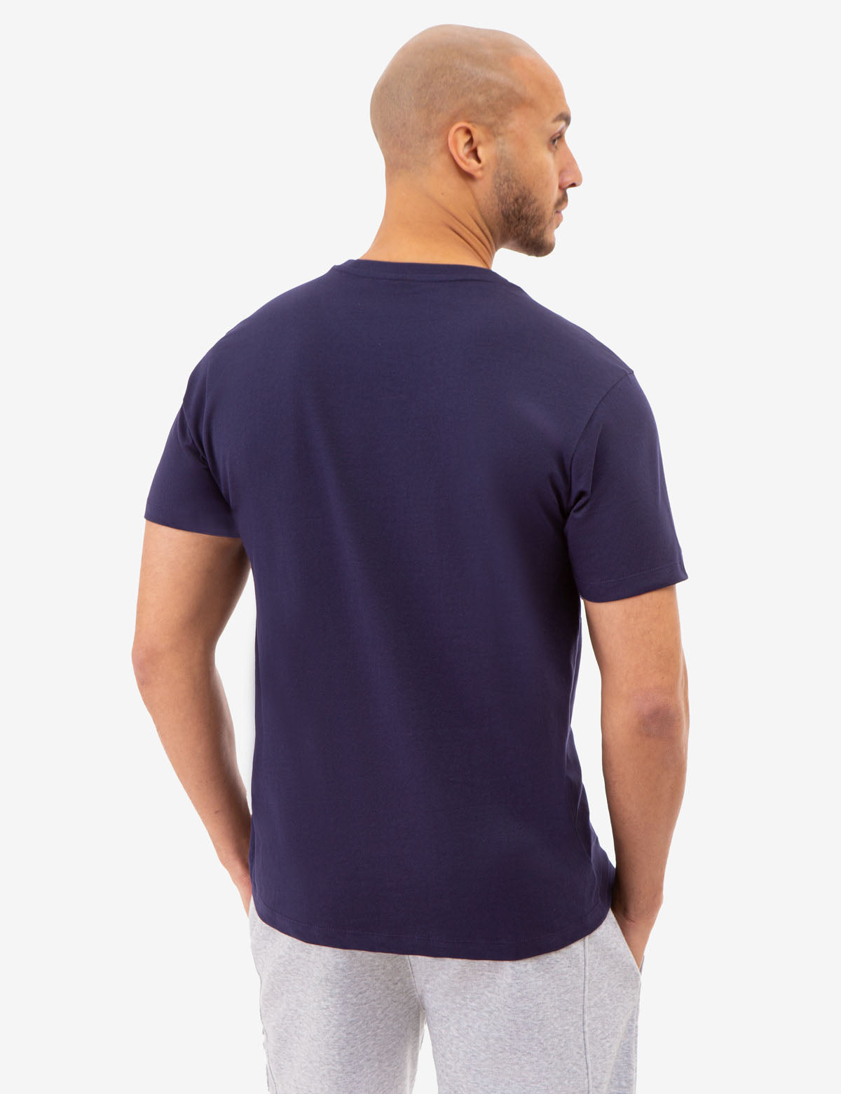 Double Line Graphic Logo T-Shirt - Stylish Casual Tee