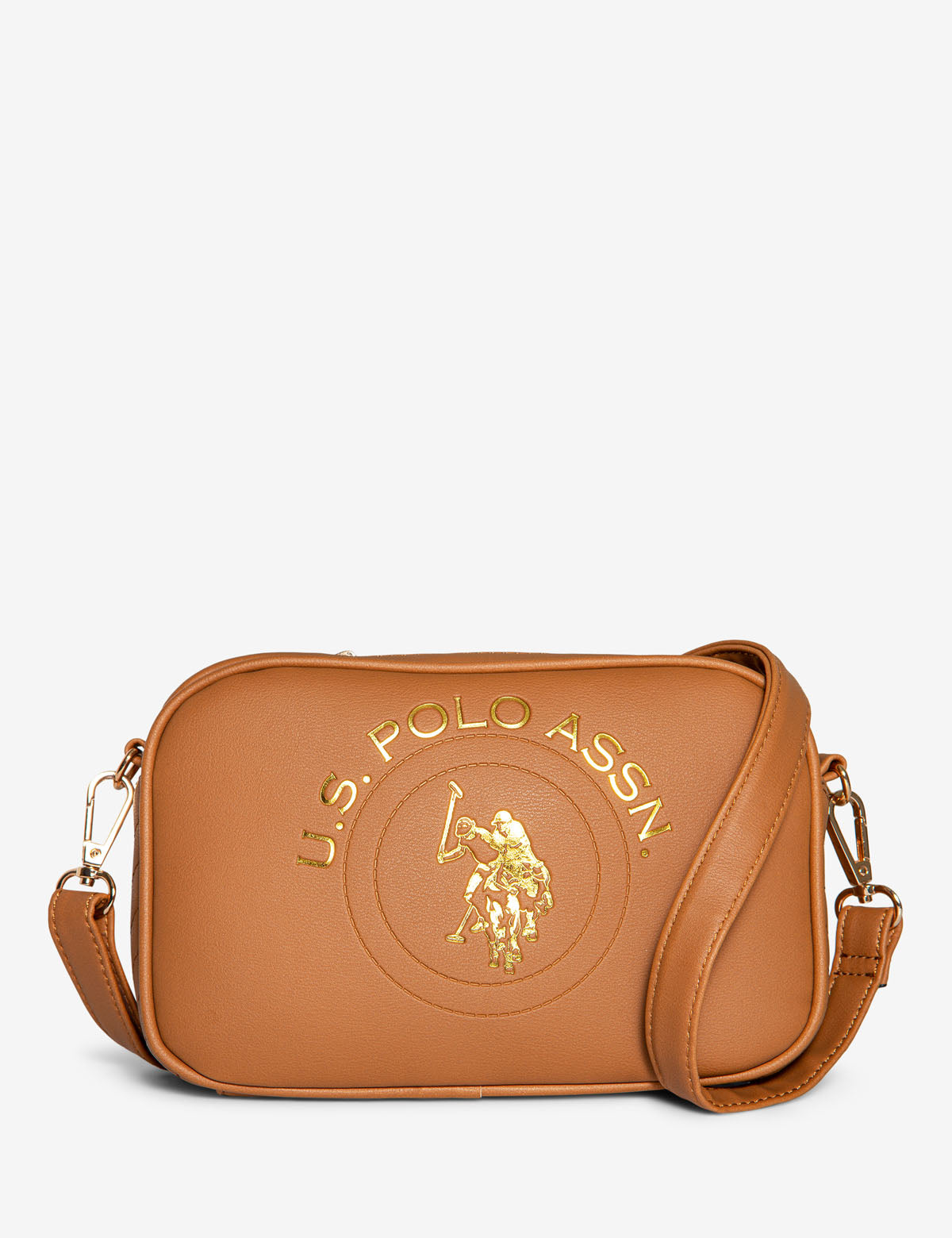 Leather Embossed Logo Fanny Pack - Compact Waist Bag
