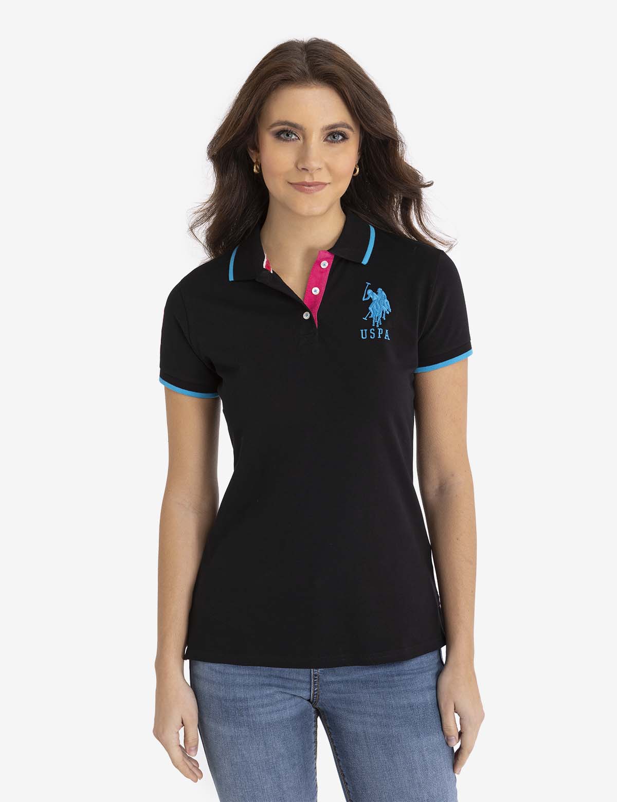 Triple Crown Classic Cotton Polo Shirt with Embroidered Logo