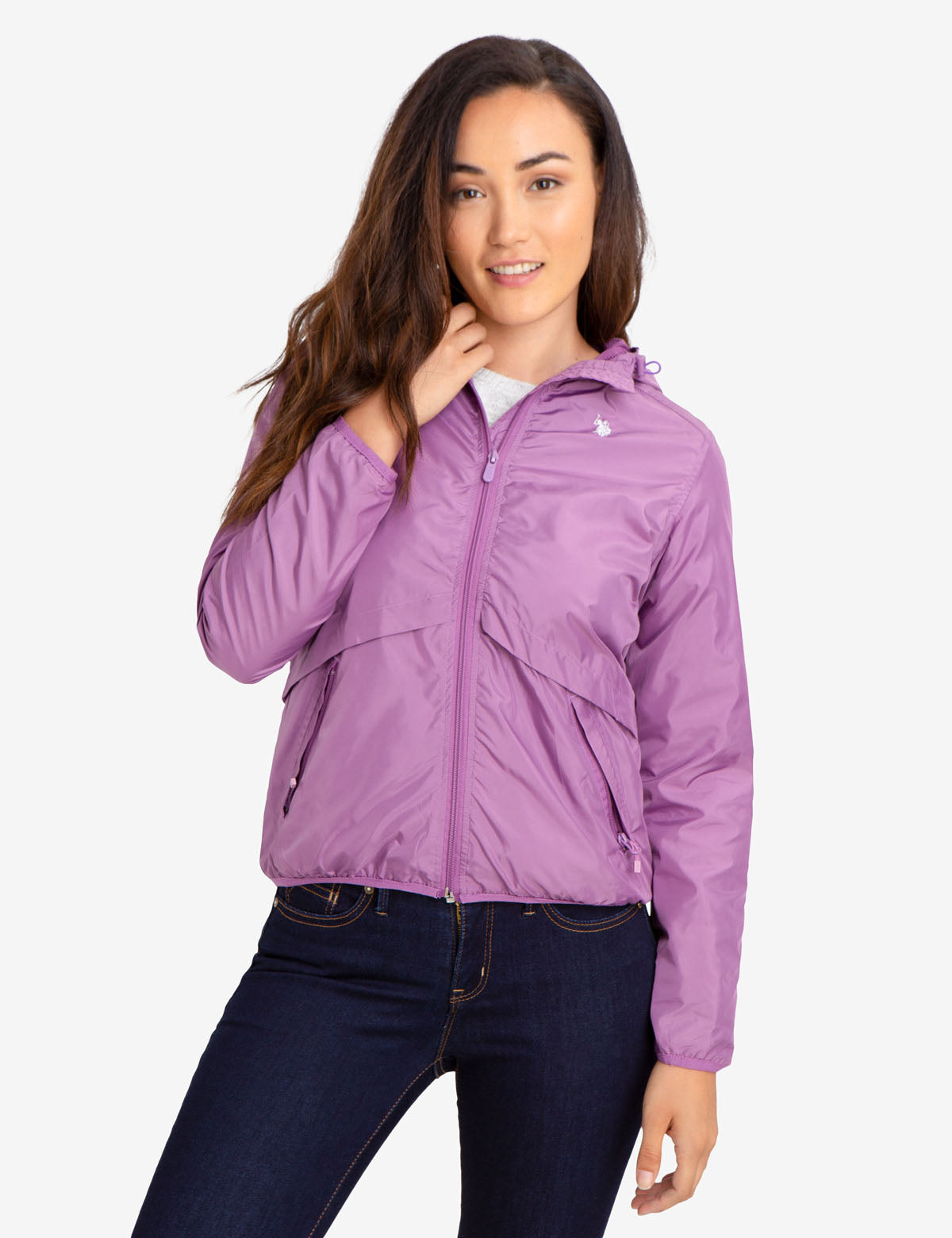Men's Essential Hooded Windbreaker Jacket with Pockets
