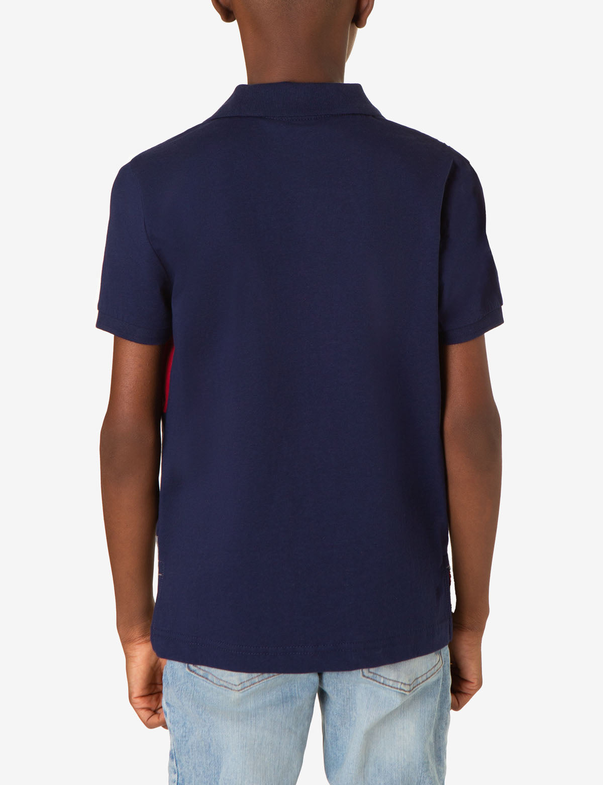 Boys Colorblock Polo Shirt - Jersey Knit Casual Top