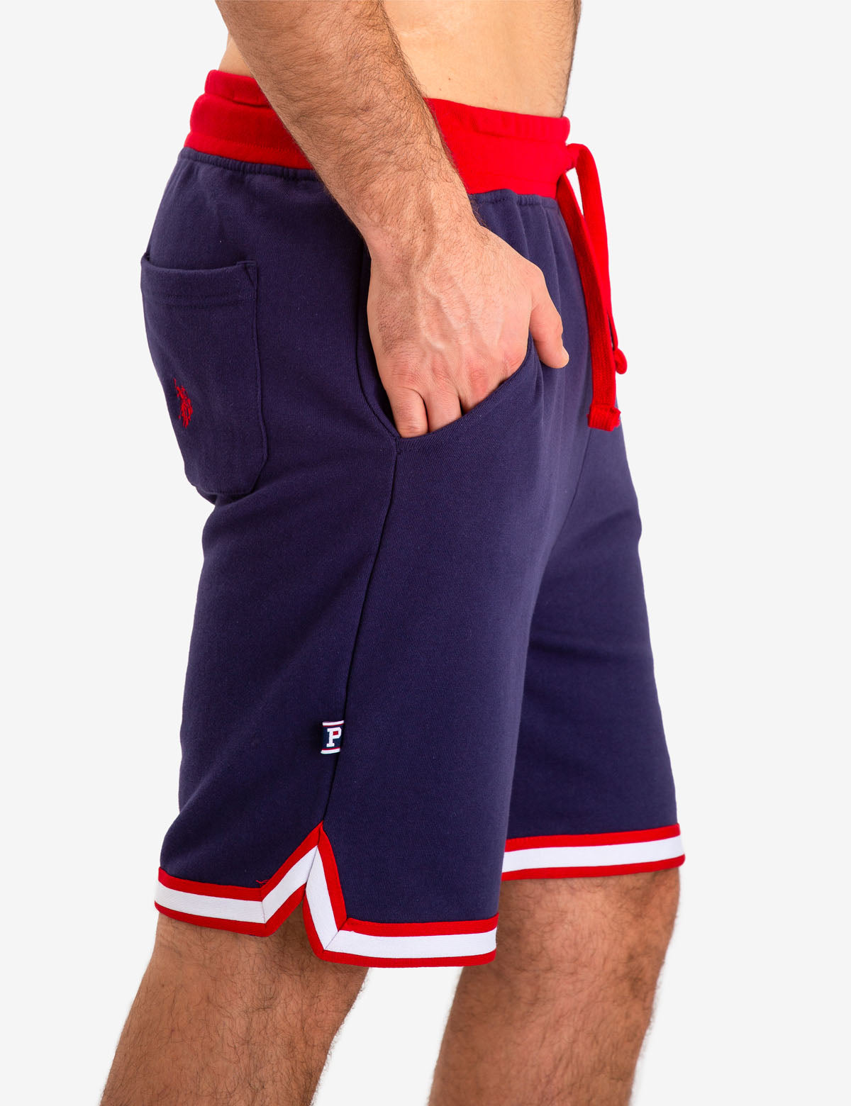 U.S. Polo Assn. French Terry Cotton Shorts with Drawstring
