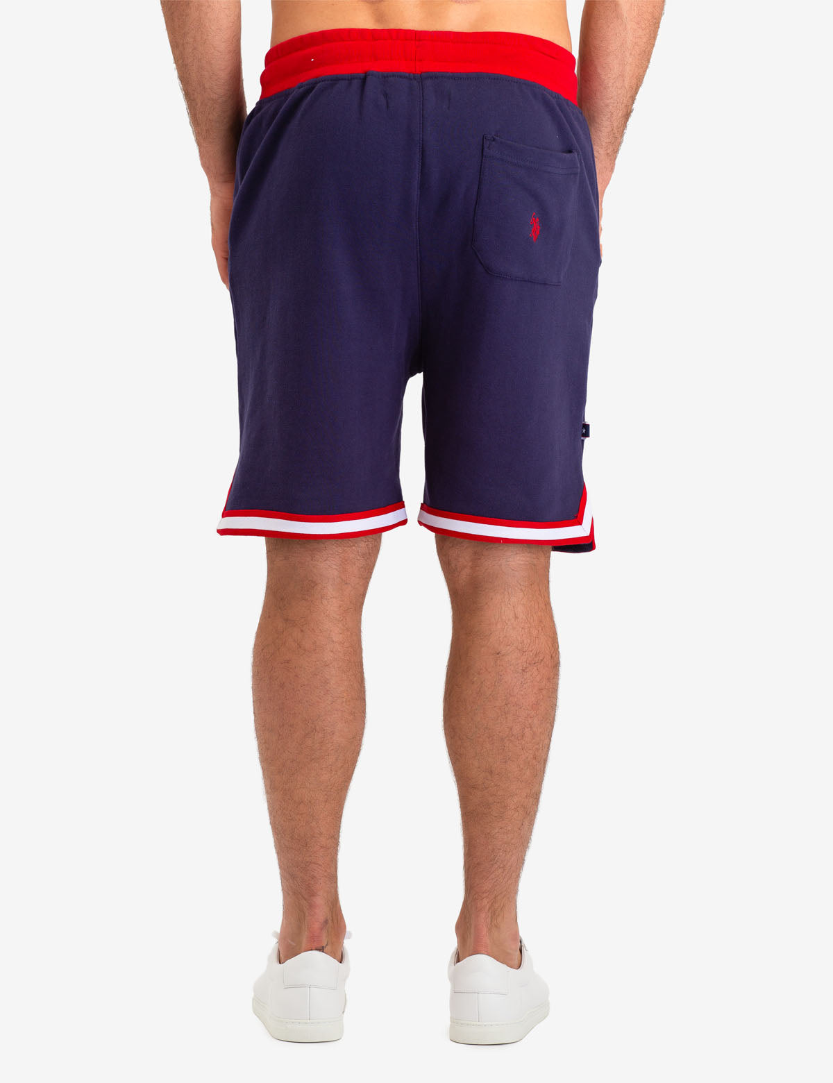 U.S. Polo Assn. French Terry Cotton Shorts with Drawstring