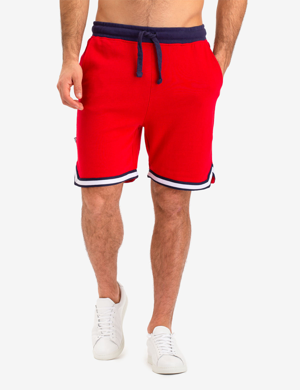 U.S. Polo Assn. French Terry Cotton Shorts with Drawstring