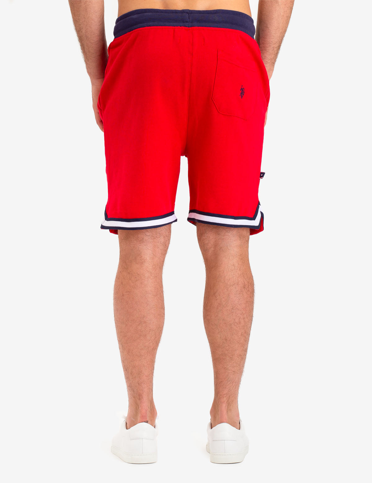 U.S. Polo Assn. French Terry Cotton Shorts with Drawstring