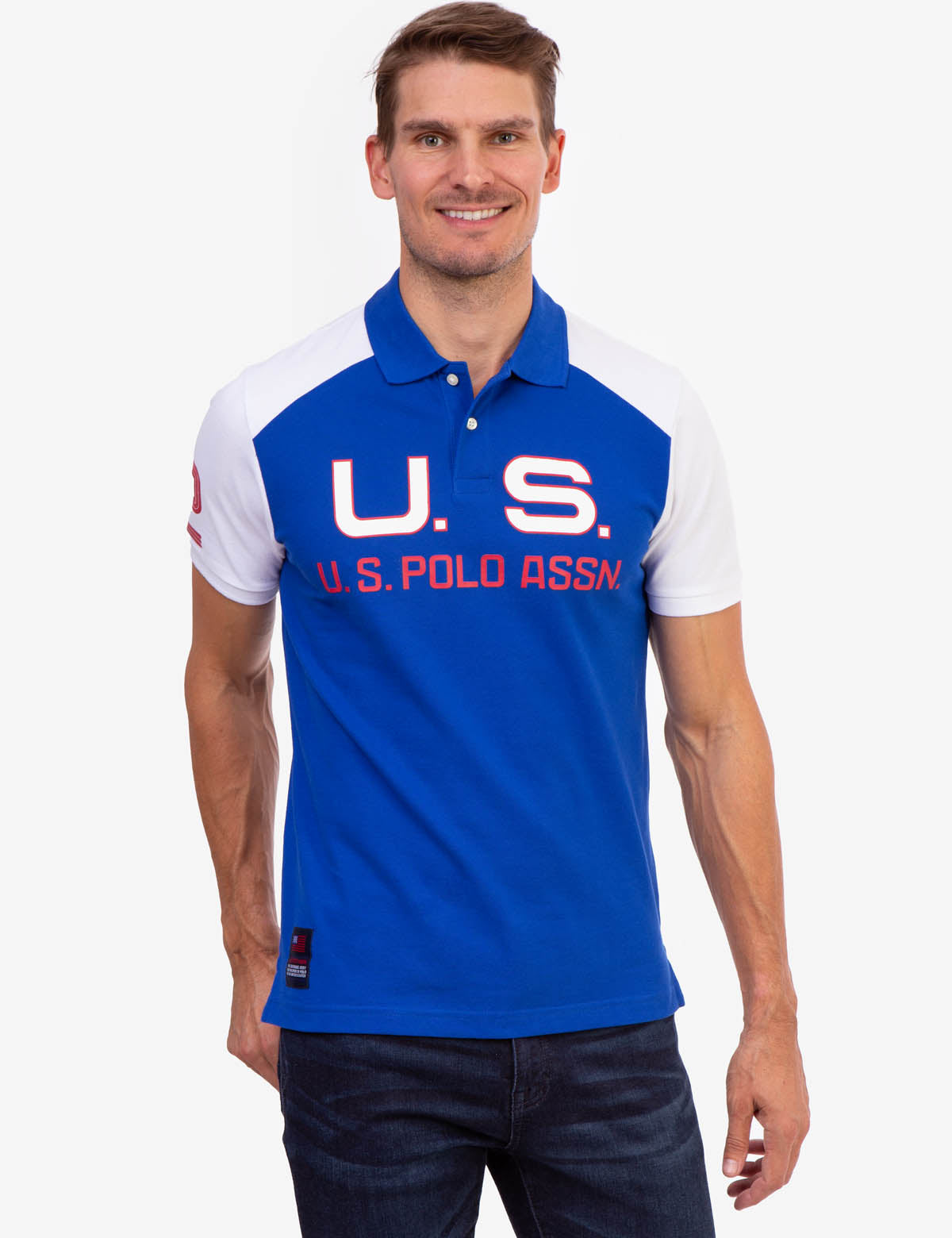 Graphic Pique Polo Shirt for Men – Stylish Casual Wear