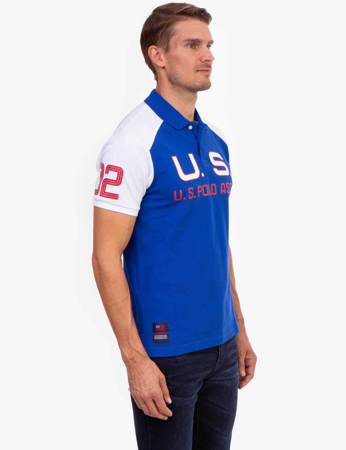 Graphic Pique Polo Shirt for Men – Stylish Casual Wear