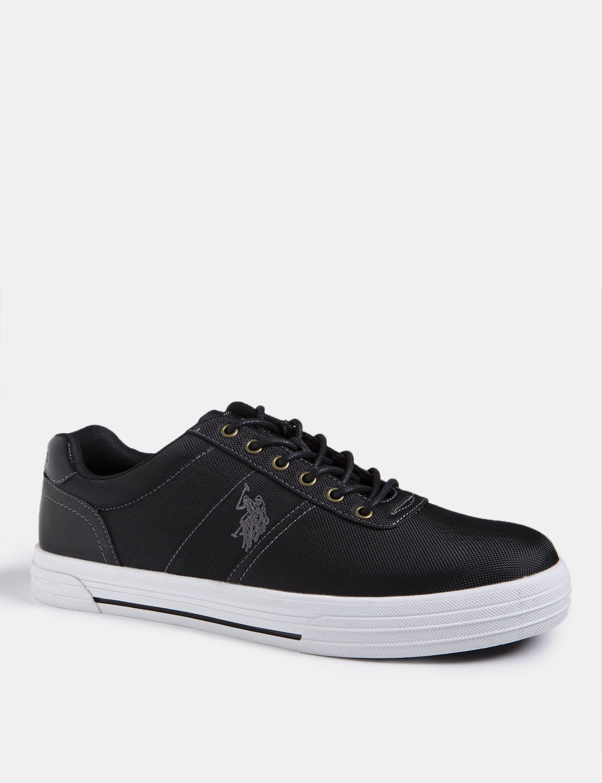 HELM Nylon Sneakers - Lace-Up Comfort with Vulcanized Sole