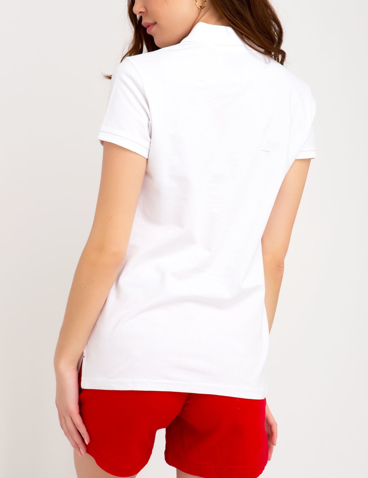 USPA Heritage Polo Shirt - Cotton Blend Short Sleeve with Embroidered Logo