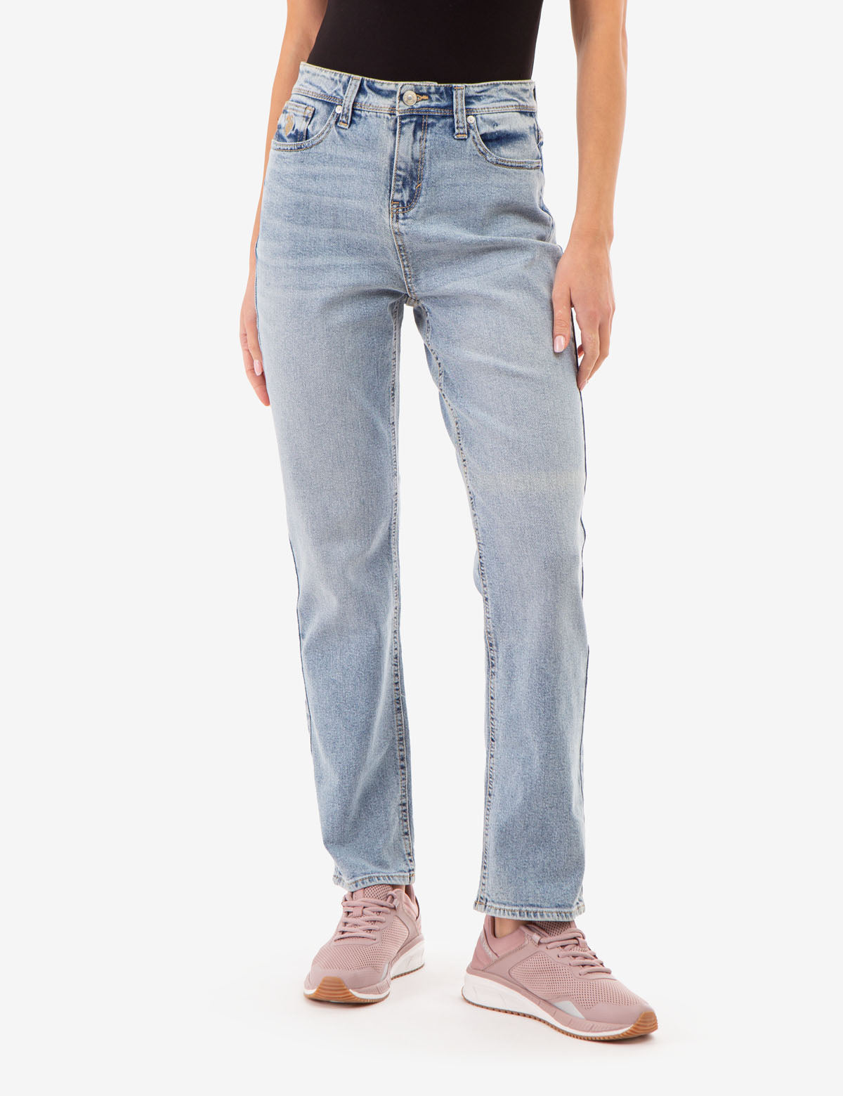 Vintage High Rise Straight Jeans for Women