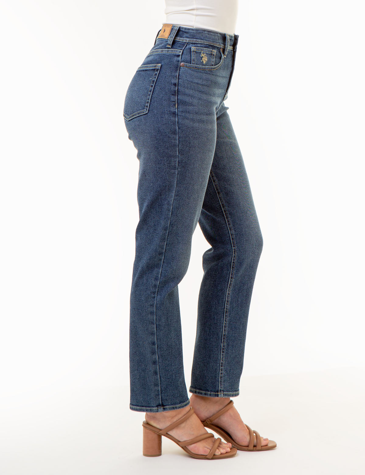 Vintage High Rise Straight Jeans for Women