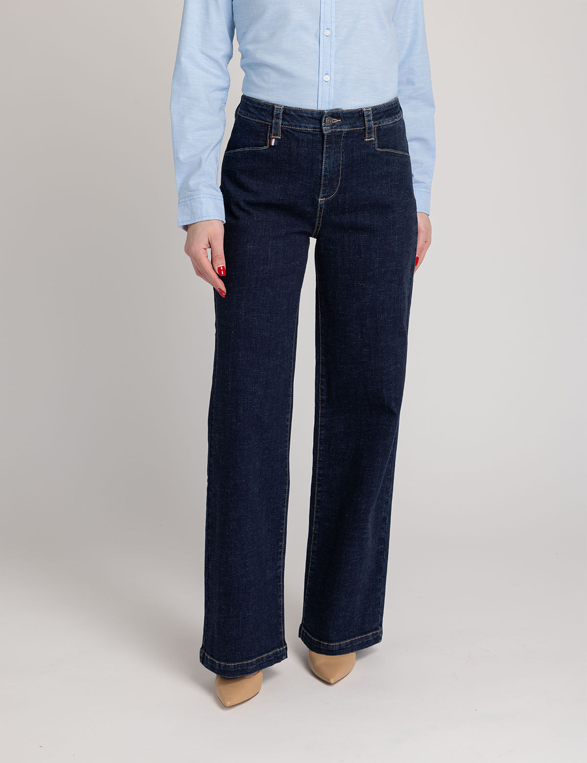 High Rise Wide Leg Pants for Women - Comfortable Trousers