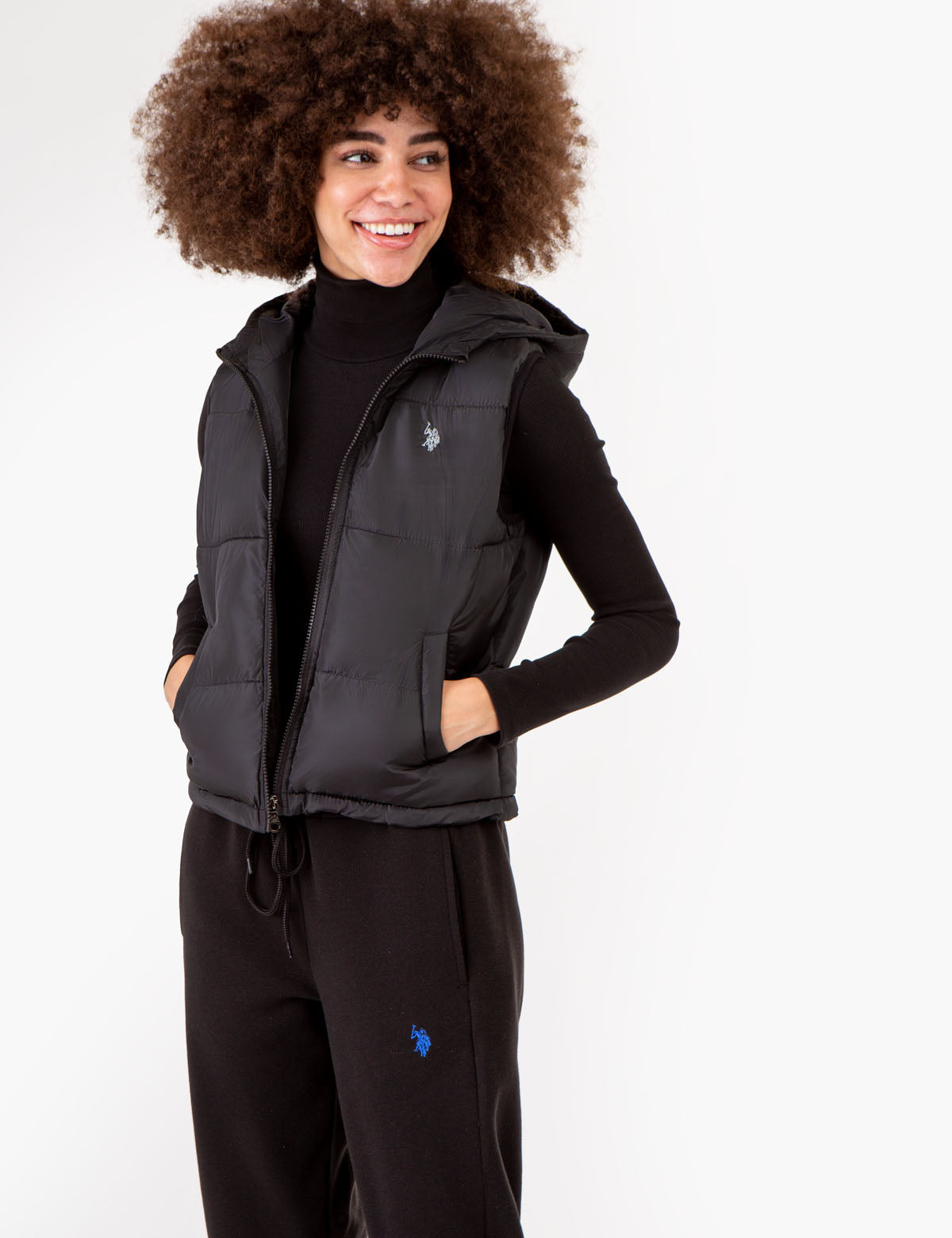 Cropped Hooded Vest for Women - Stylish & Lightweight