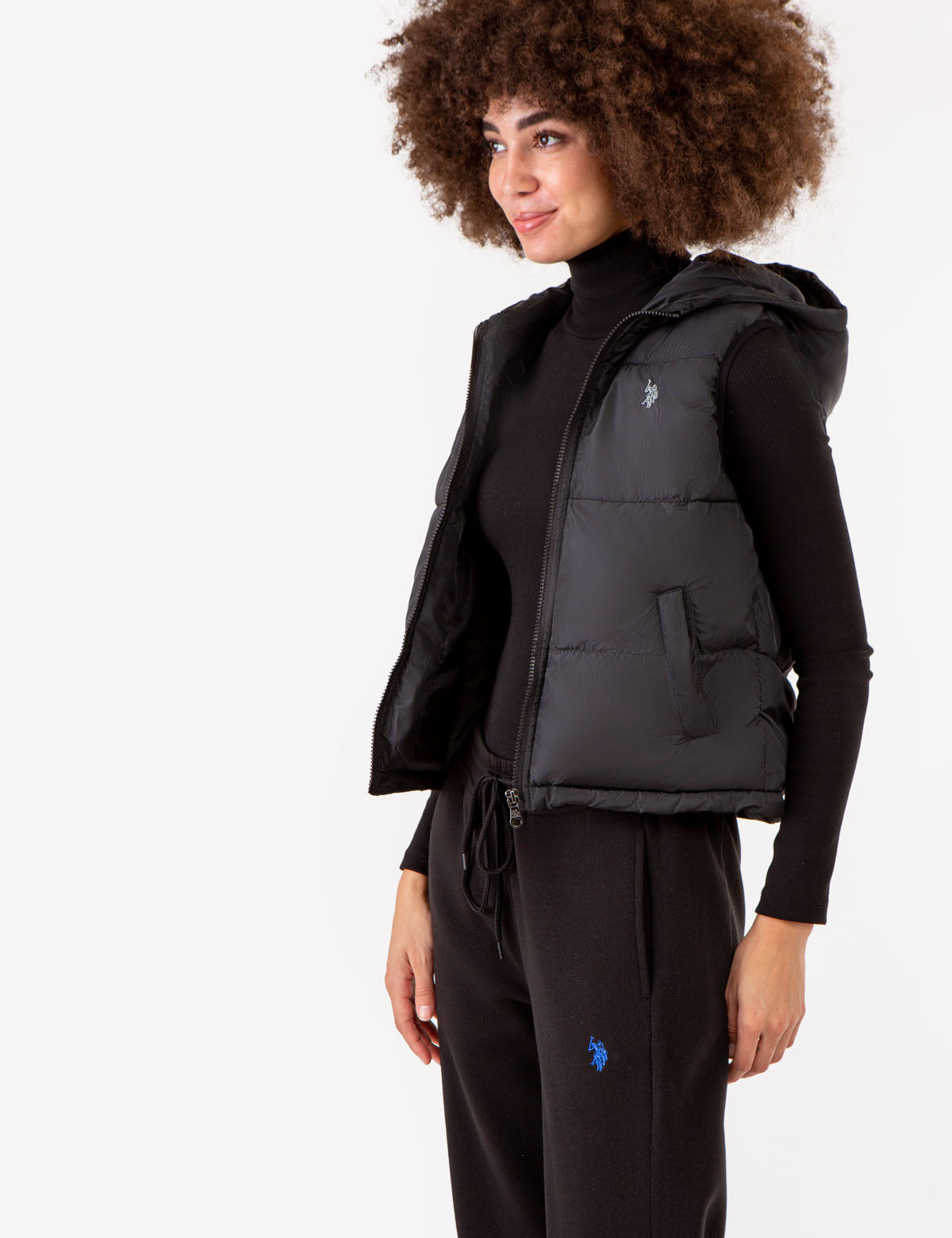 Cropped Hooded Vest for Women - Stylish & Lightweight