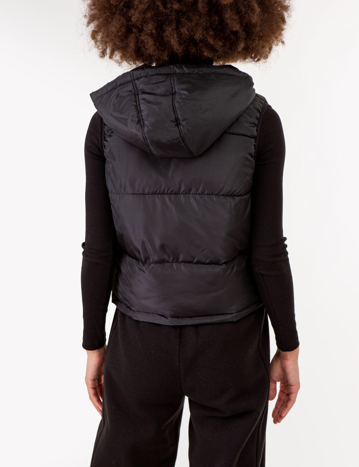 Cropped Hooded Vest for Women - Stylish & Lightweight