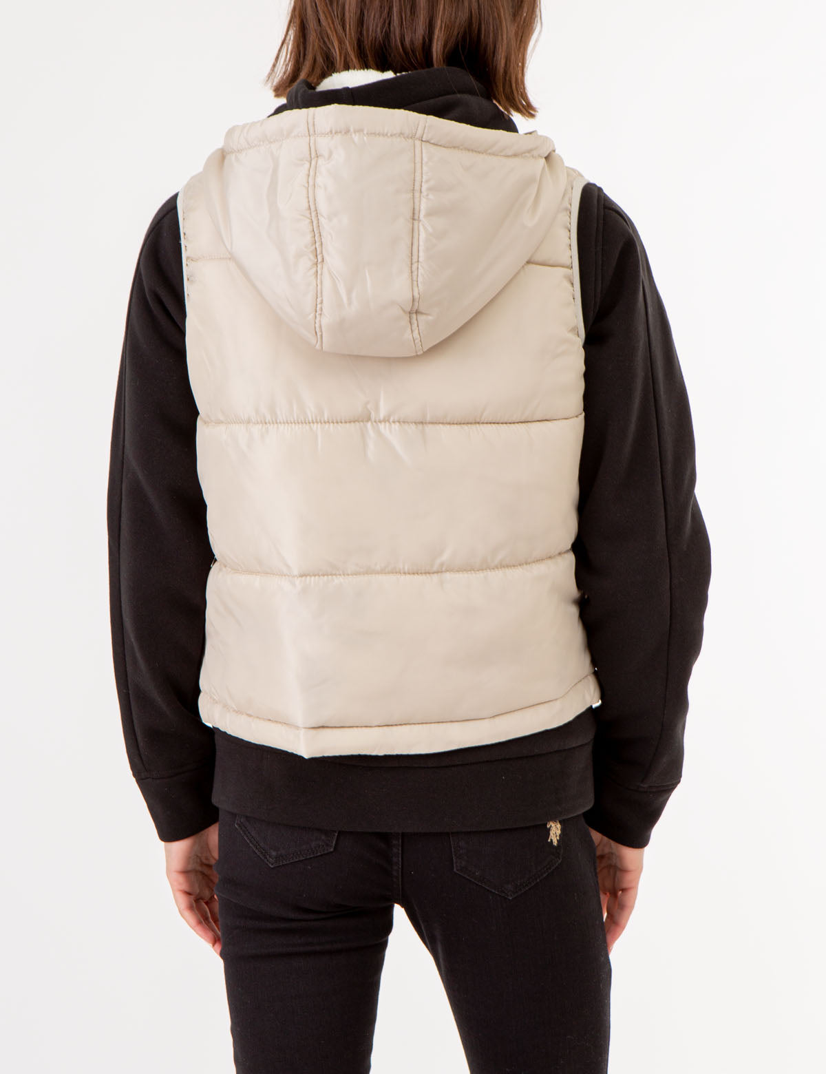 Cropped Hooded Vest for Women - Stylish & Lightweight