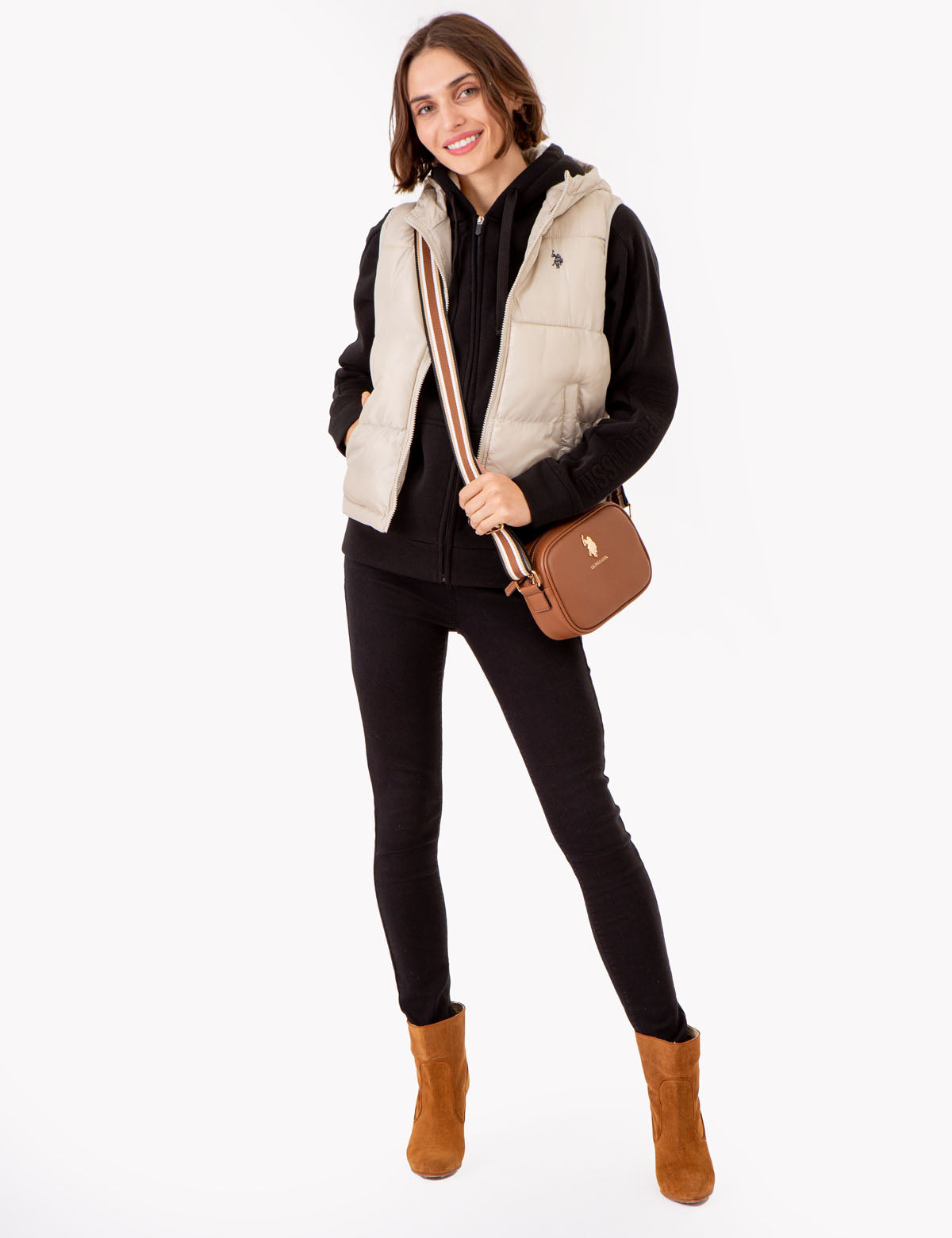 Cropped Hooded Vest for Women - Stylish & Lightweight
