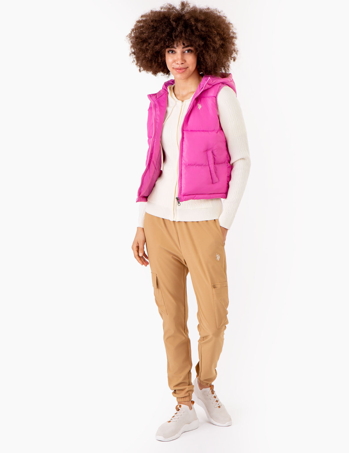 Cropped Hooded Vest for Women - Stylish & Lightweight