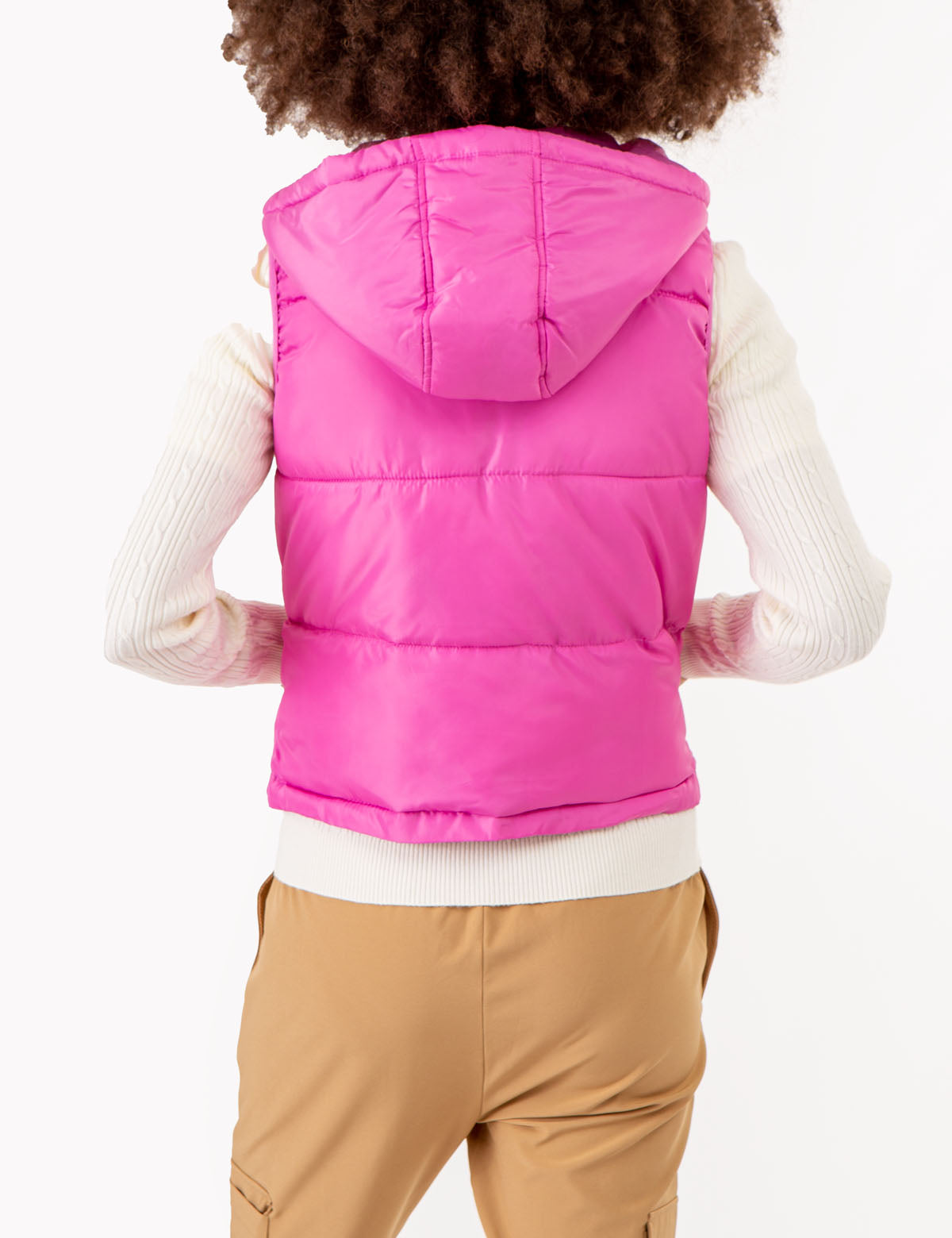 Cropped Hooded Vest for Women - Stylish & Lightweight