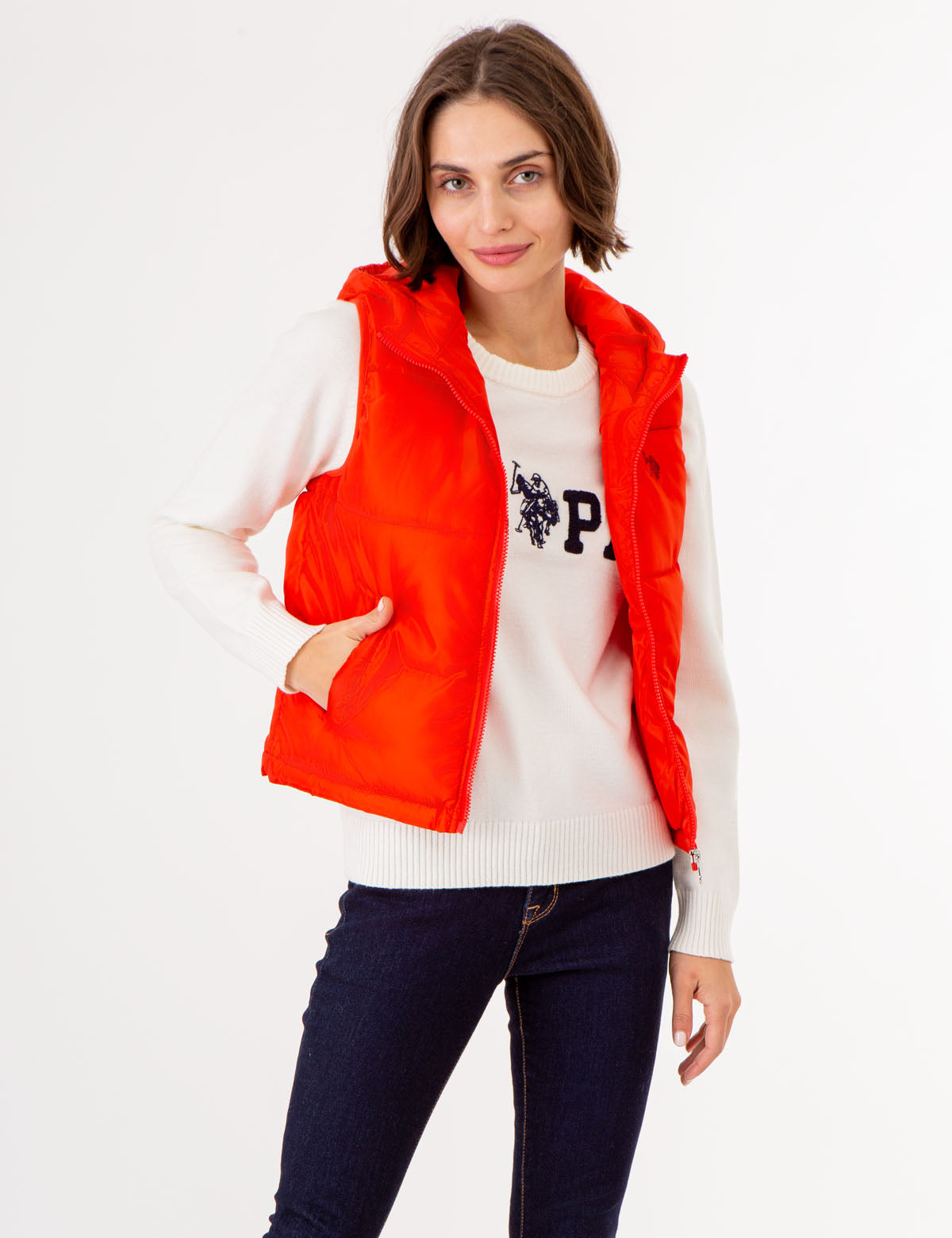 Cropped Hooded Vest for Women - Stylish & Lightweight