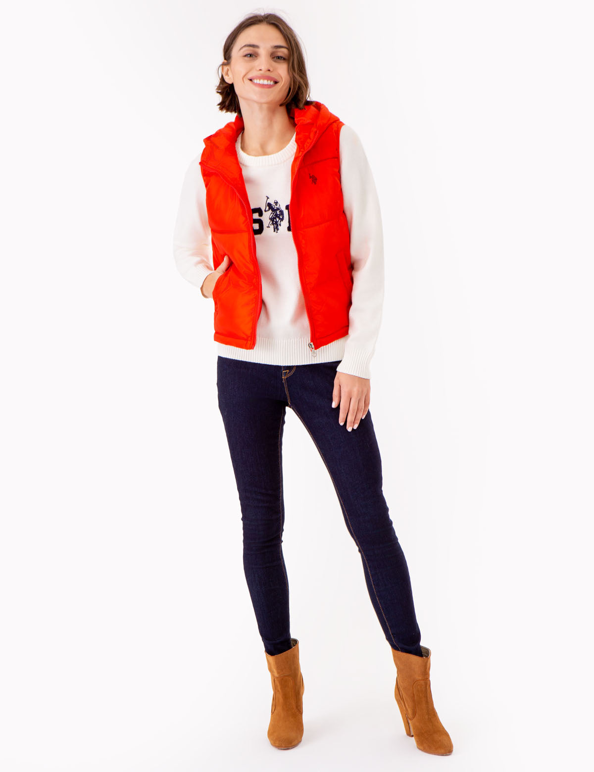 Cropped Hooded Vest for Women - Stylish & Lightweight