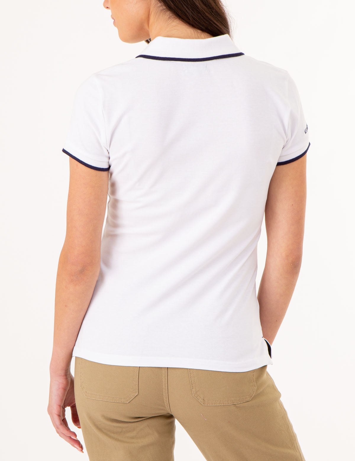 Men's Contrast Trim Polo Shirt - Classic Fit Short Sleeve