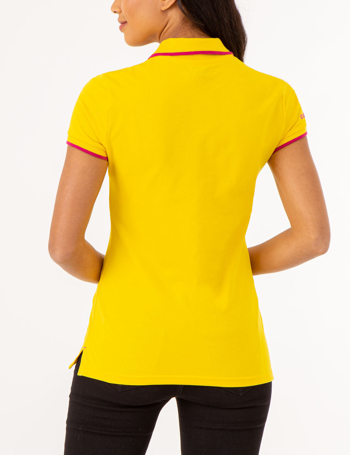 Men's Contrast Trim Polo Shirt - Classic Fit Short Sleeve