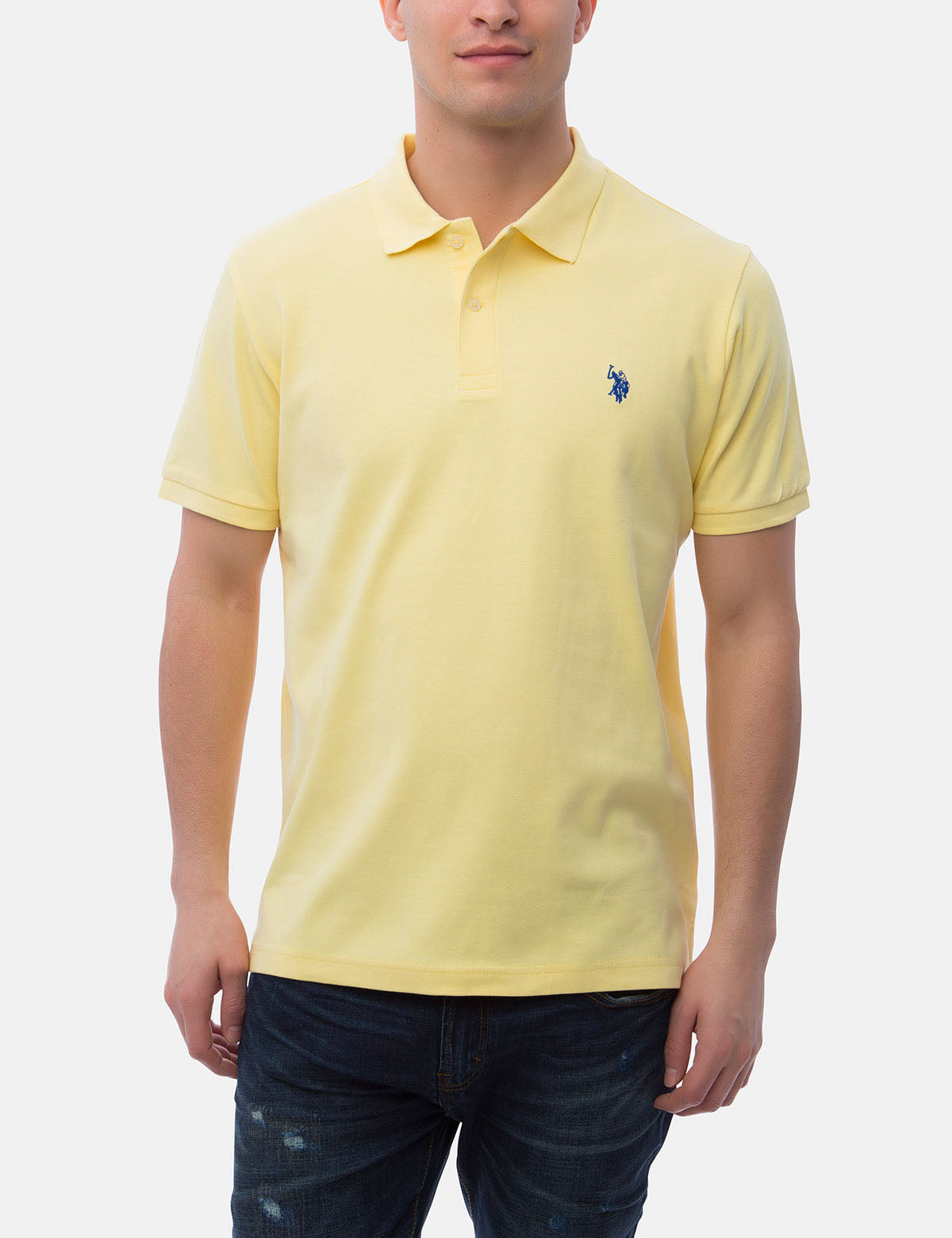 Men's Interlock Polo Shirt - Breathable Cotton Classic Fit