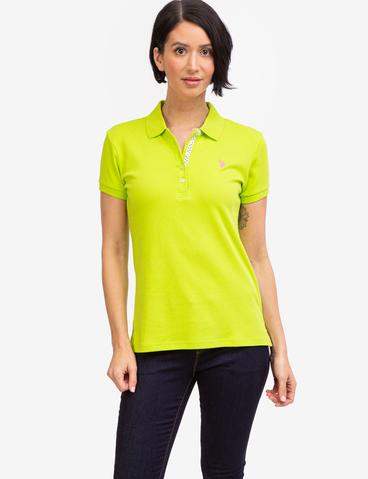 Men's Cotton Interlock Polo Shirt - Classic Fit Short Sleeve