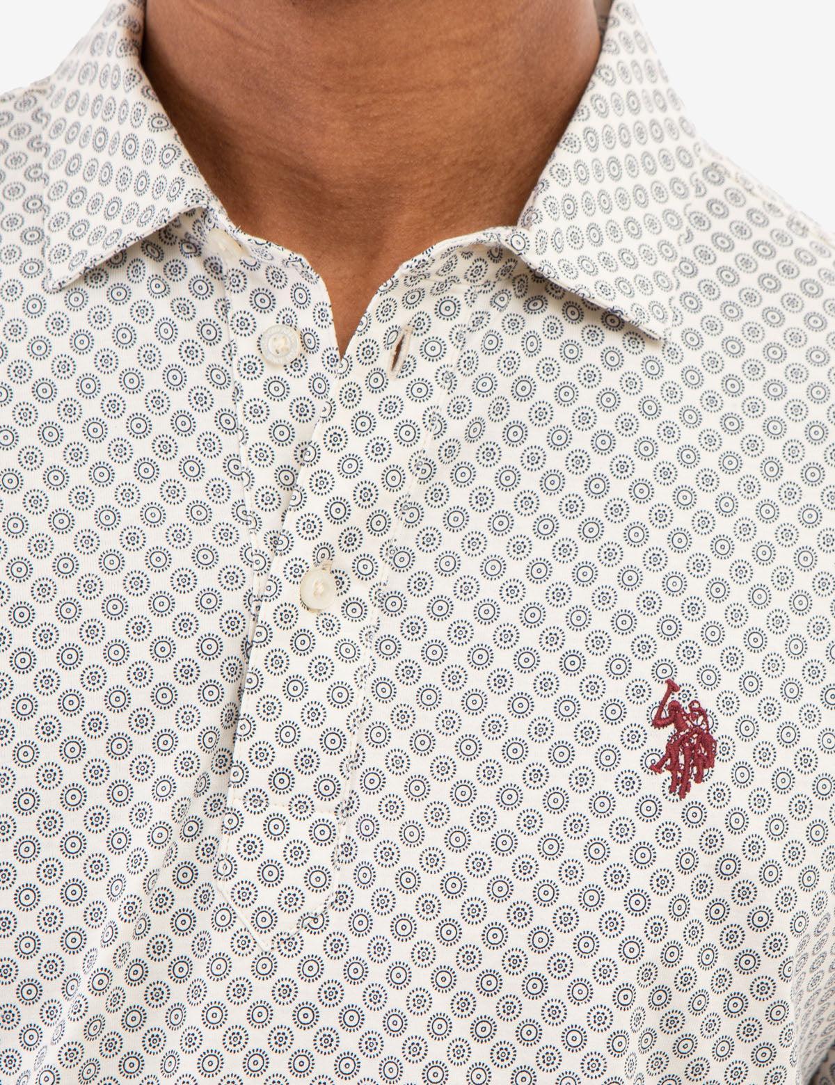 Printed Jersey Polo Shirt – Comfortable & Stylish Casual Wear