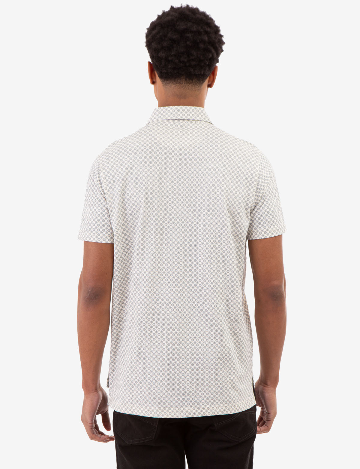 Printed Jersey Polo Shirt – Comfortable & Stylish Casual Wear