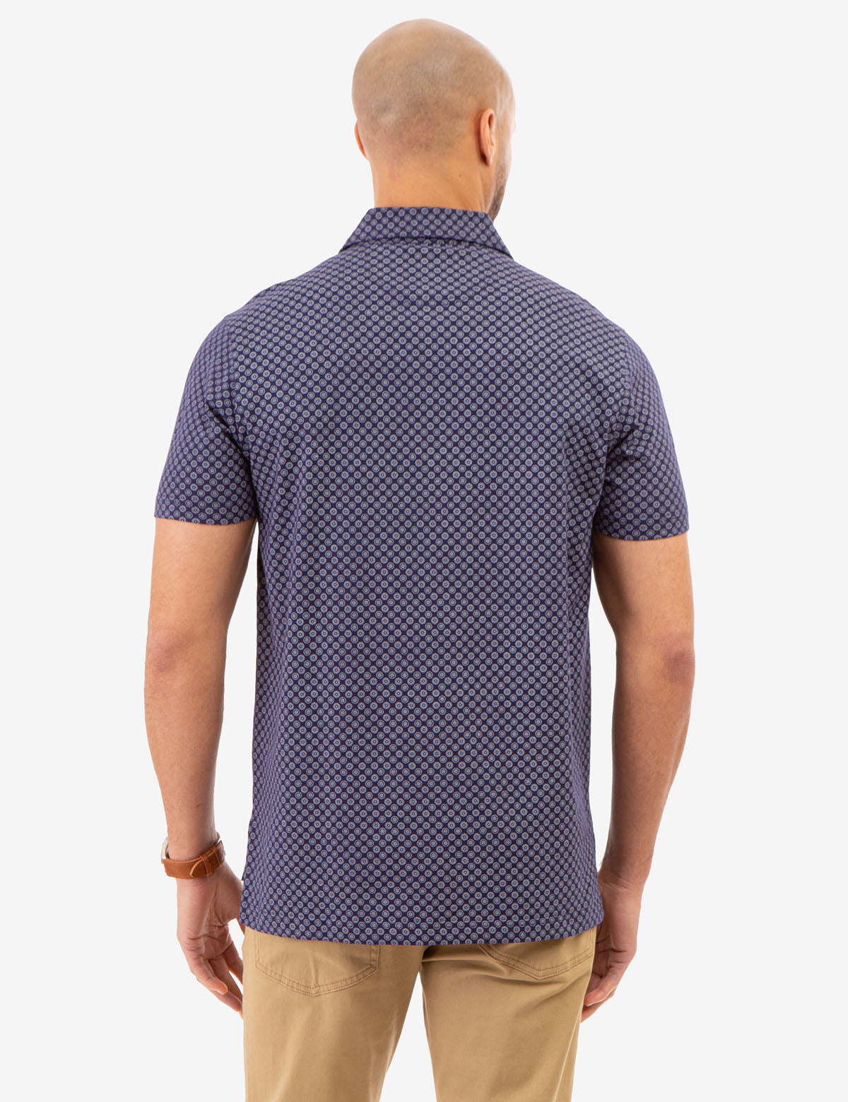 Printed Jersey Polo Shirt – Comfortable & Stylish Casual Wear