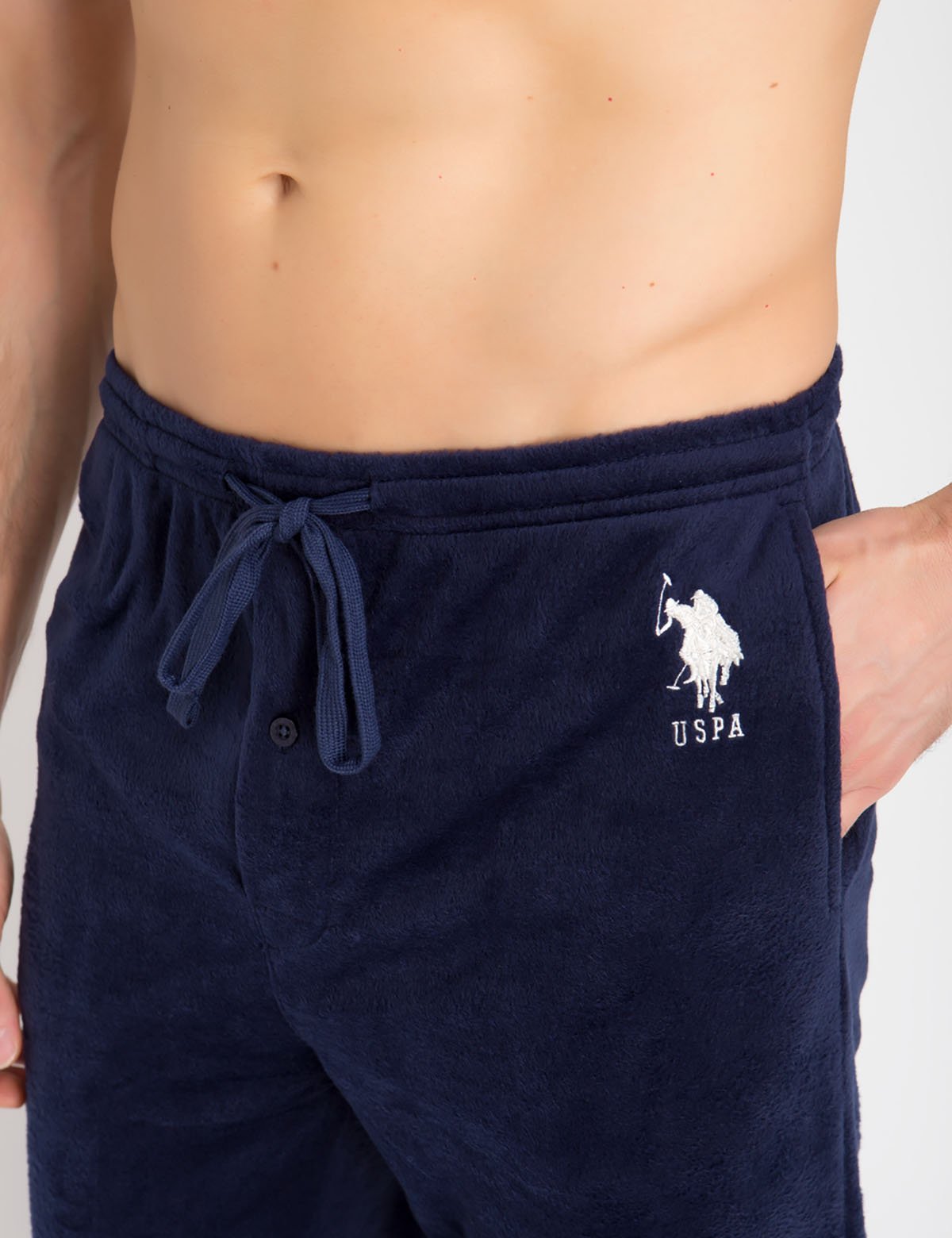 Men's Cotton Jogger Pants with Drawstring Waist & Banded Cuffs