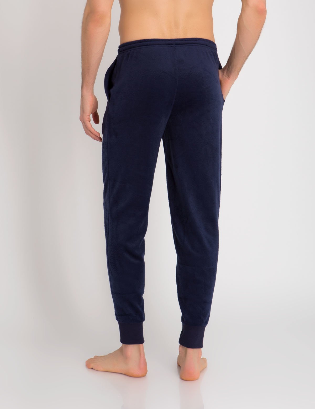 Men's Cotton Jogger Pants with Drawstring Waist & Banded Cuffs