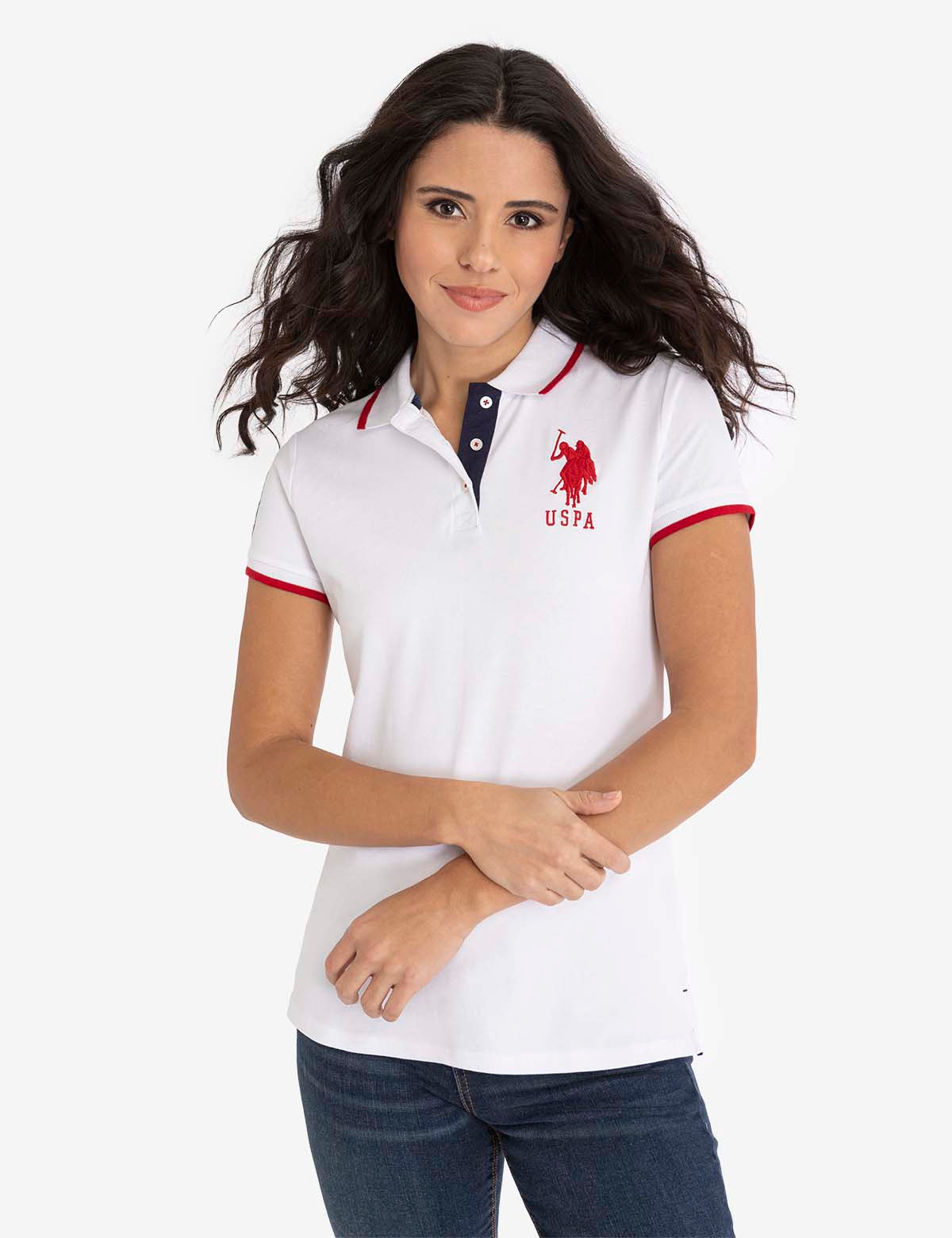 Men's Classic Cotton Polo Shirt with Embroidered Logo & Triple Crown Design