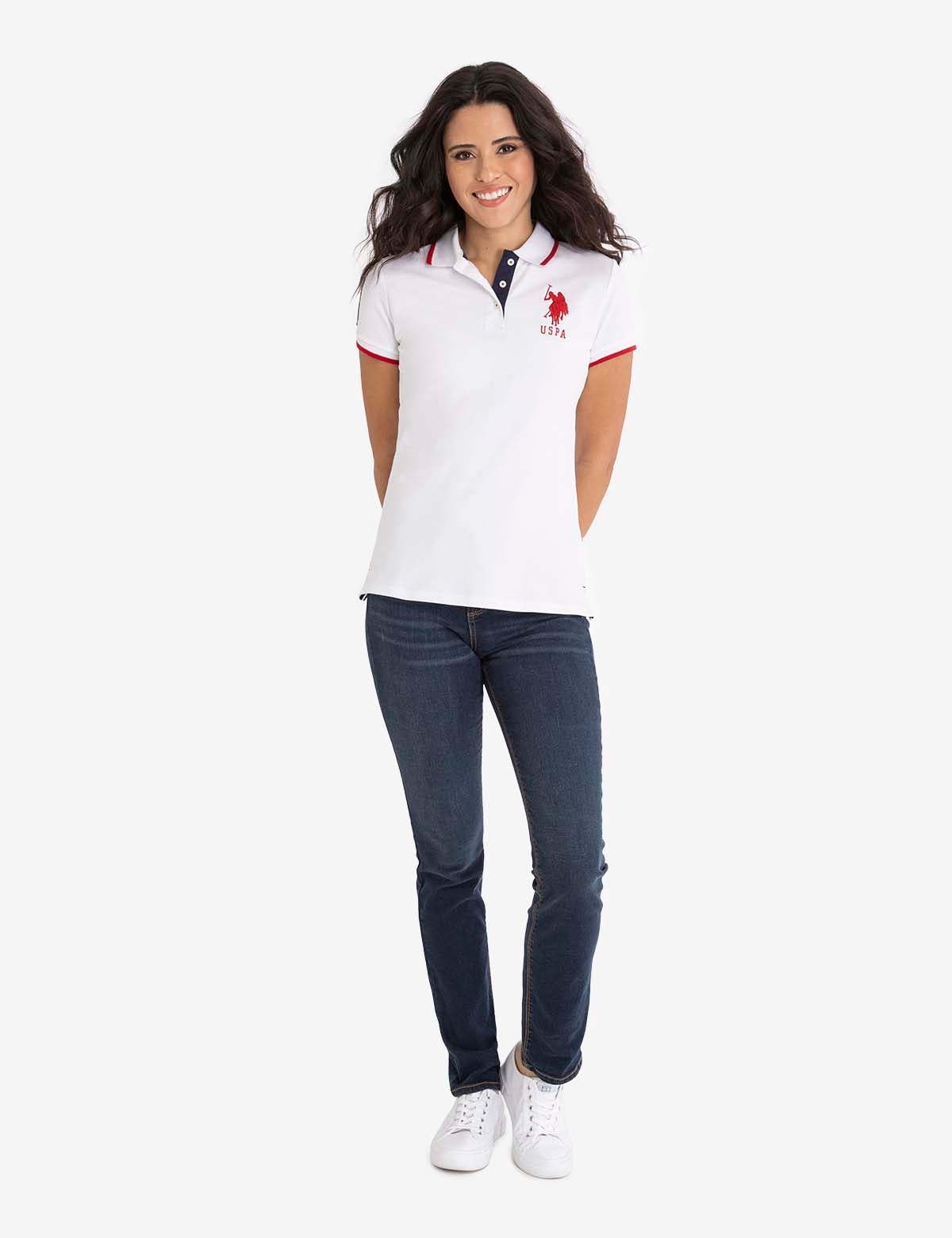 Men's Classic Cotton Polo Shirt with Embroidered Logo & Triple Crown Design