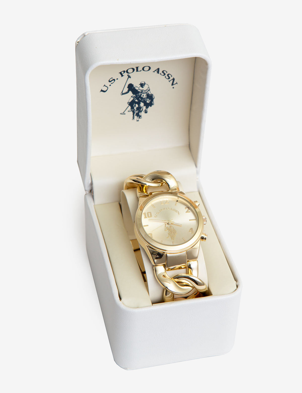 Women's Gold Chain Watch - Elegant Ladies Timepiece