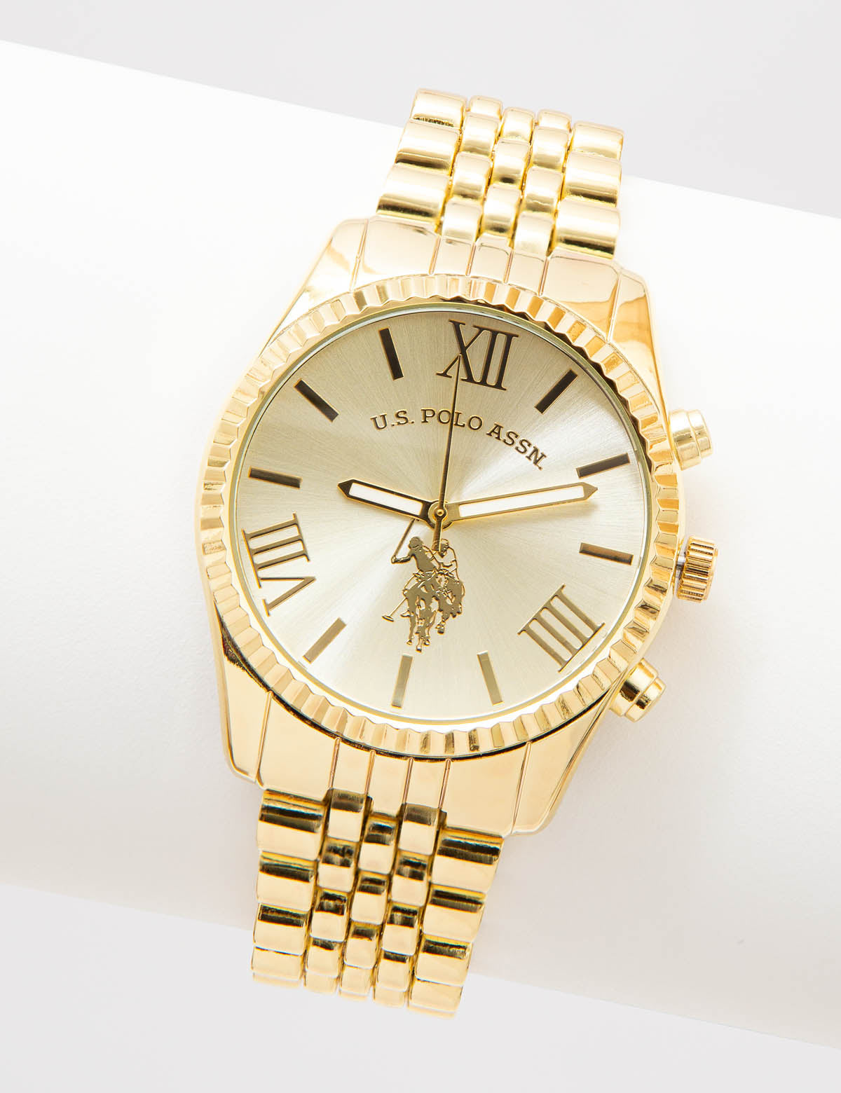 Women's Gold-Tone Link Bracelet Watch - Elegant Timepiece