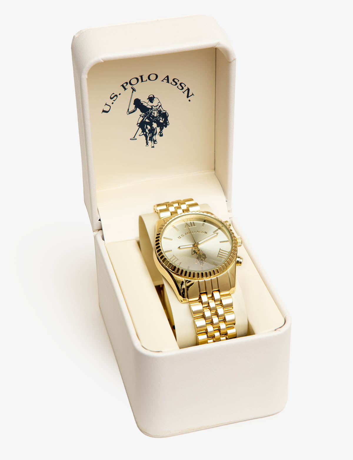 Women's Gold-Tone Link Bracelet Watch - Elegant Timepiece