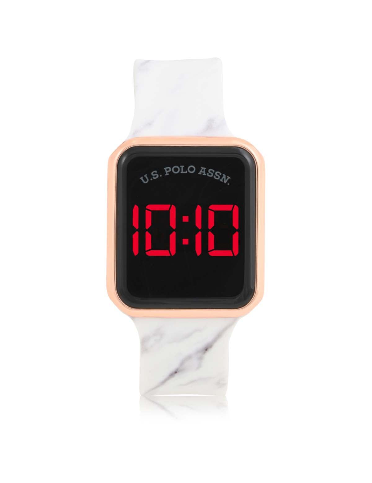 Women's LED Square Watch & Stackable Bracelet Set