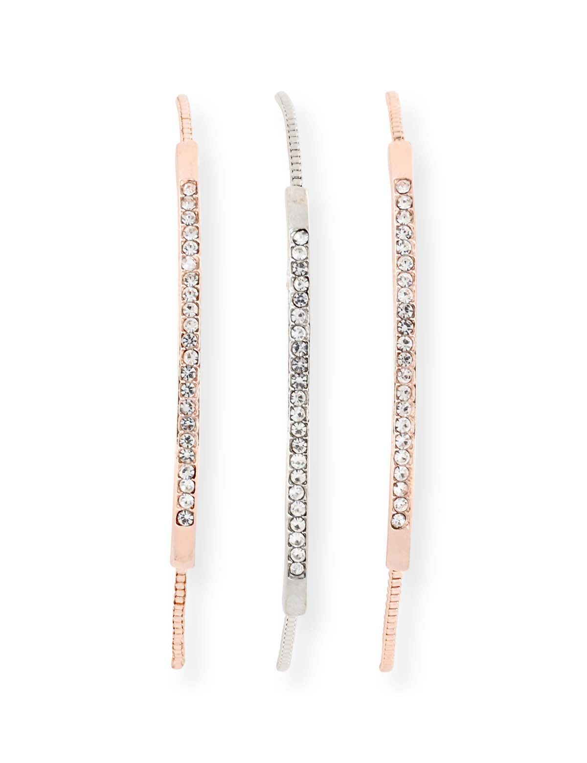 Women's LED Square Watch & Stackable Bracelet Set